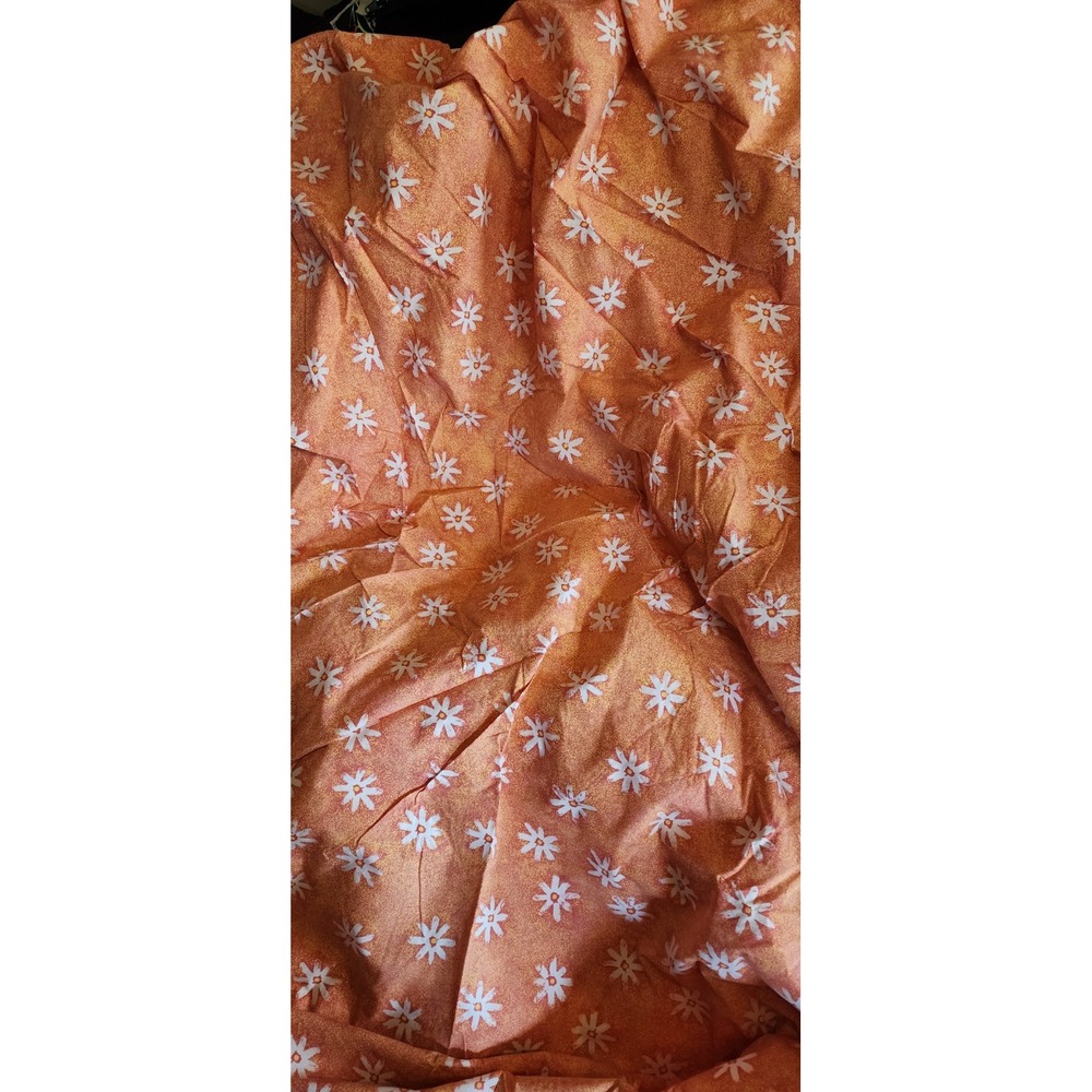 Rare Girls Duvet Cover Set Twin American Girl Orange Floral Heart Pil Sham 82x65 - Picture 6 of 11